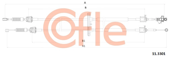 Трос кпп COFLE 92.11.3301