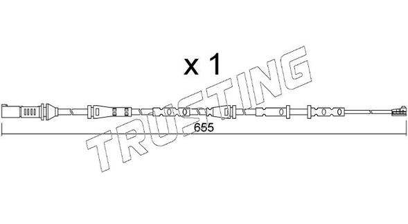 Датчик износа тормозных колодок TRUSTING SU.378