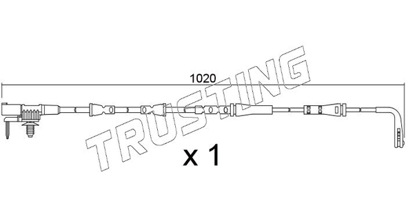 Датчик износа тормозных колодок TRUSTING SU.393
