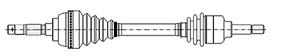 Полуось METELLI 17-1393