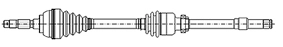 Полуось METELLI 17-1391
