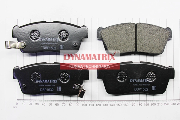 Колодки тормозные дисковые DYNAMATRIX-KOREA DBP1532