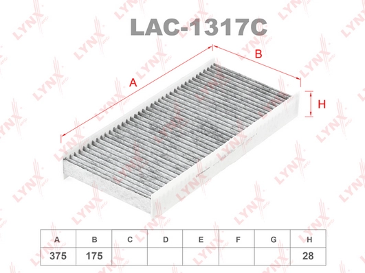 Салонный фильтр LYNXAUTO LAC-1317C