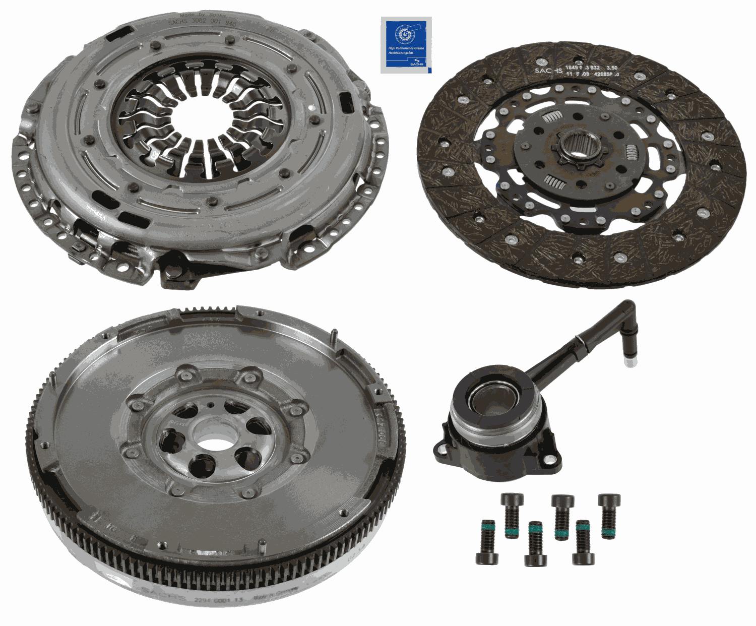 Комплект сцепления с маховиком SACHS 2290 601 138