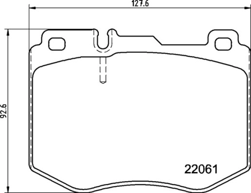 Brake pad BREMBO P50145