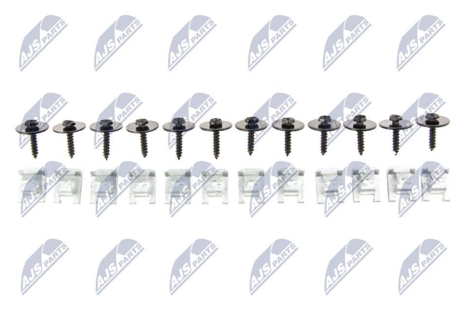 К-кт крепежа защиты двигателя opel 98- (12 винтов + 12 гаек) NTY EZC-PL-041