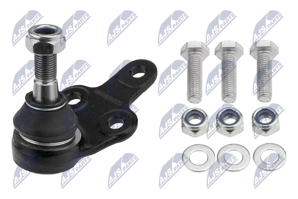Шаровая опора ford focus ii 04-08 c-max 07- volvo s40 ii/v50 04- c70 06- c30 /front lower/ NTY ZSD-FR-002