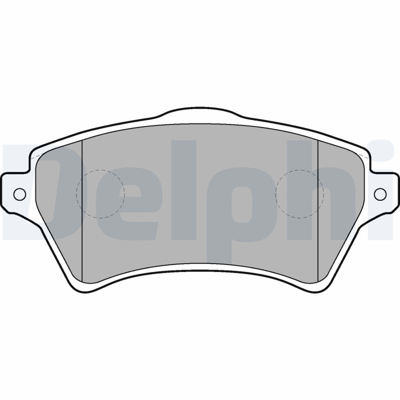 Тормозные колодки DELPHI LP1652