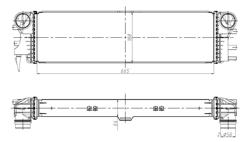 Интеркулер NRF 309037