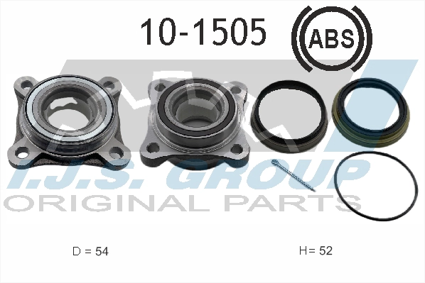 Ступица колеса toyota hilux viii pickup 2.4d 15- IJS GROUP 10-1505