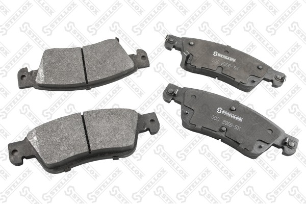 000 286b-sx колодки дисковые п. с антискр. пл. STELLOX 000 286B-SX