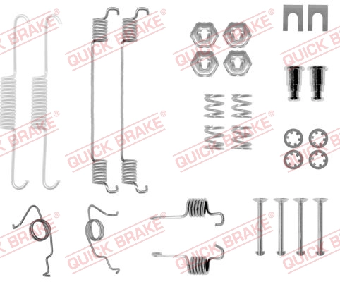 Комплектующие тормозной колодки QUICK BRAKE 105-0626