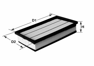 Воздушный фильтр CLEAN FILTERS MA3115