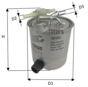 Топливный фильтр CLEAN FILTERS DN1959