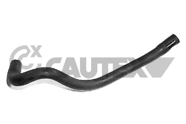 Патрубок радиатора CAUTEX 016045