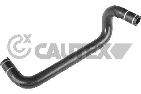 Патрубок радиатора (печки) CAUTEX 036091
