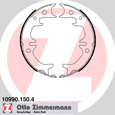Колодки ручника ZIMMERMANN 10990.150.4