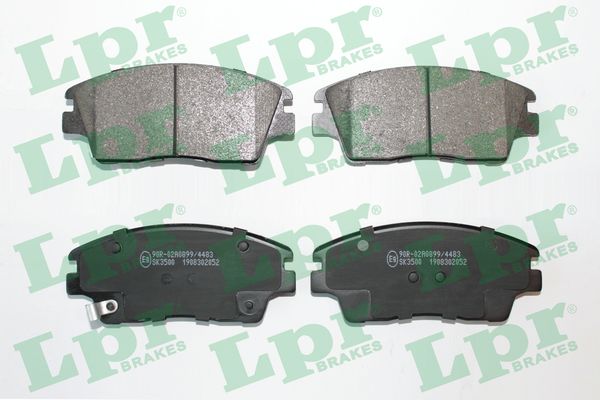 Колодки тормозные hyundai tucson/kia sportage 15- передние LPR 05P2052