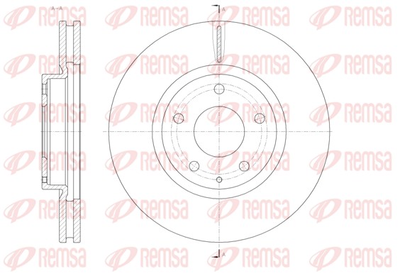 Тормозные диски REMSA 61520.10