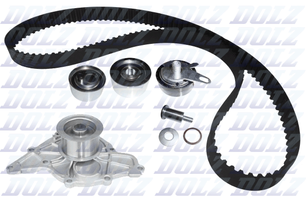 Комплект грм с водяным насосом a190 vag 2.5 tdi 00- DOLZ KD107