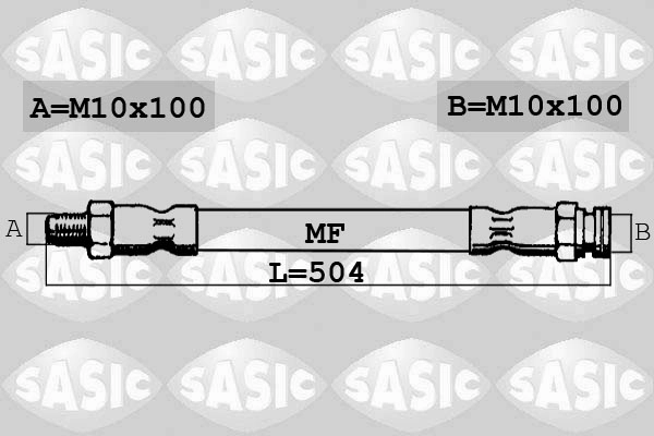 Тормозные трубки SASIC 6606024