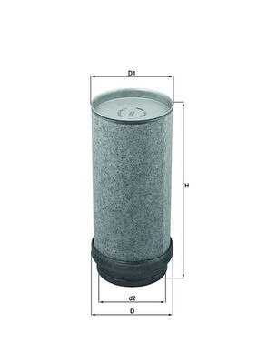 Фильтр воздушный MAHLE/KNECHT LXS282