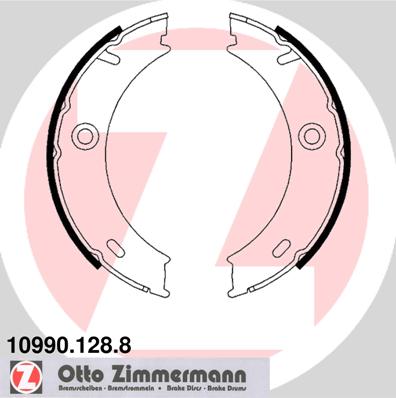 Колодки ручника ZIMMERMANN 10990.128.8