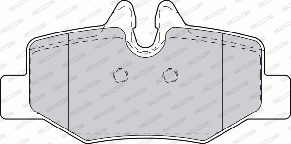 Тормозные колодки FERODO FVR1494