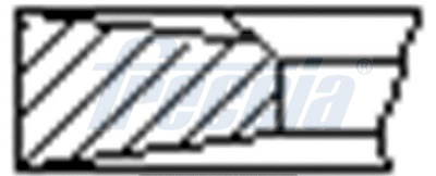 Кольца двс поршневые (к-т на 1 поршень) FRECCIA FR10-508800