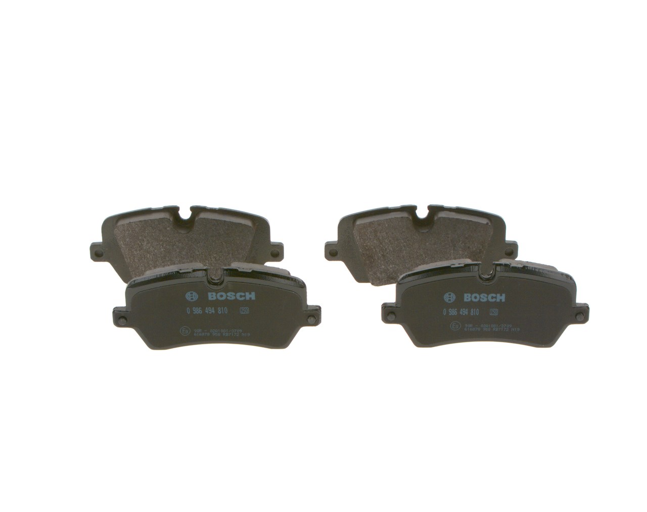 Колодки тормозные дисковые bosch BOSCH 0986494810