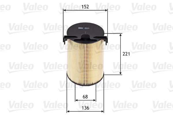 Воздушный фильтр VALEO 585652