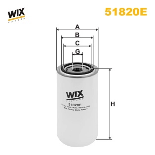 Фильтр масляный WIX 51820E