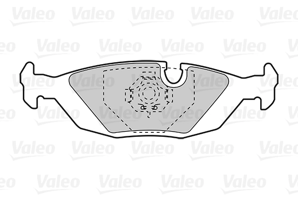 Колодки тормозные дисковые VALEO 301103
