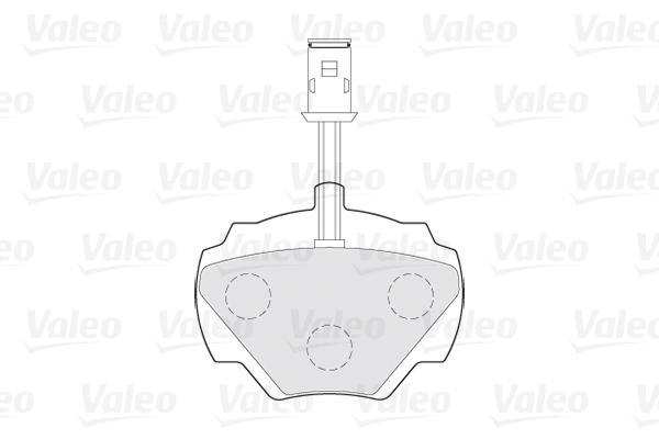Колодки тормозные дисковые VALEO 301497