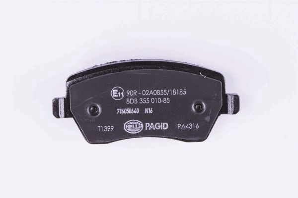 Колодки тормозные дисковые HELLA/BEHR/PAGID 8DB355010851