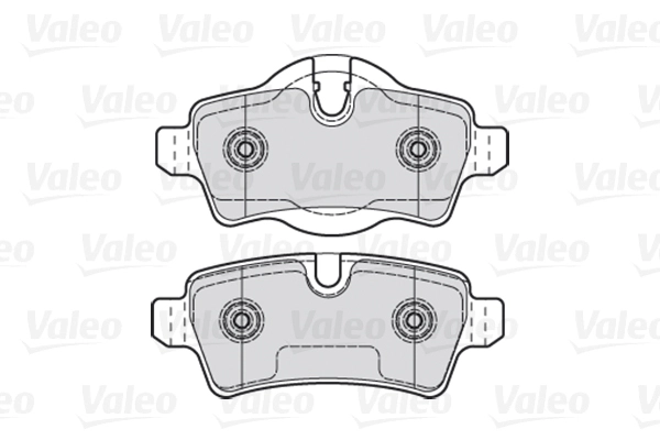 Колодки тормозные дисковые VALEO 301041