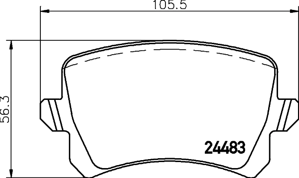 Тормозные колодки дисковые HELLA/BEHR/PAGID 8DB355025331
