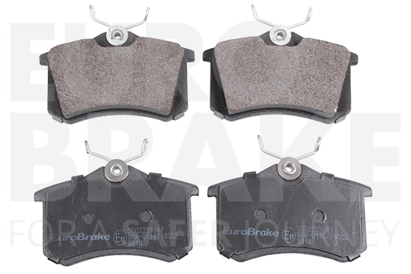 Комплект тормозных колодок. дисковый тормоз EUROBRAKE 5502223947