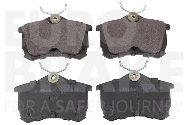 Тормозные колодки дисковые задние EUROBRAKE 5502222631