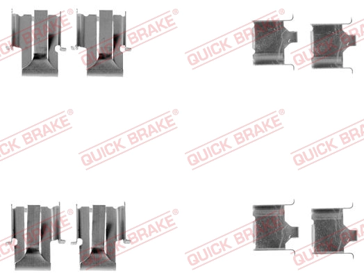 Комплектующие колодок дискового тормоза QUICK BRAKE 109-1078