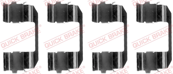 Комплектующие колодок дискового тормоза QUICK BRAKE 109-1135
