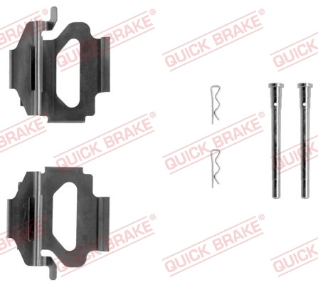 Комплектующие колодок дискового тормоза QUICK BRAKE 109-1140