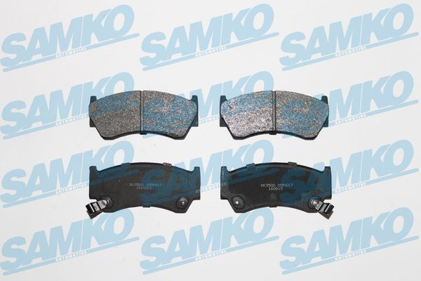 Колодки тормозные дисковые SAMKO 5SP617