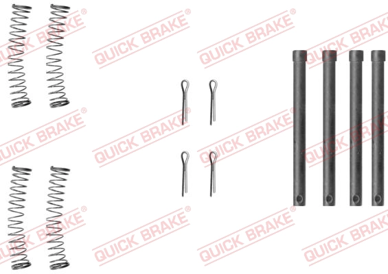 Комплектующие колодок дискового тормоза QUICK BRAKE 109-1210