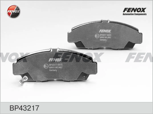 Колодки тормозные дисковые FENOX BP43217