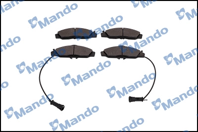 Колодки тормозные дисковые MANDO MPD17