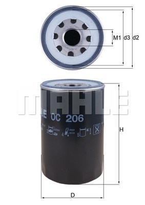 Масляный фильтр MAGNETI MARELLI 154086189770
