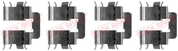Комплектующие колодок дискового тормоза QUICK BRAKE 109-1277