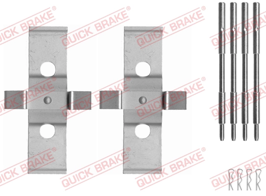 Комплектующие колодок дискового тормоза QUICK BRAKE 109-1637