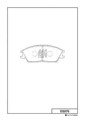 Колодки тормозные дисковые MK KASHIYAMA D5076